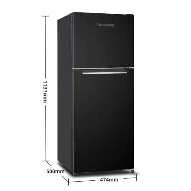 CHANGHONG FTM280NB Refrigerator 2 Door No Frost 220 Liter | FTM 280 NB