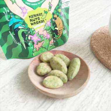 NIH Kacang Kenari Panggang Wasabi 50g ( Coating Nut Kenari Salut )