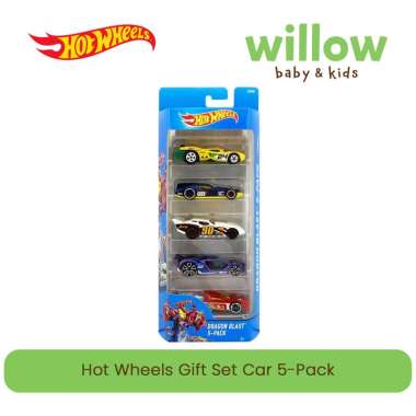 Mainan Diecast Mobil - Hot Wheels Gift Set Car 5-Pack