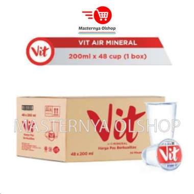 VIT Air Mineral Cup 200ml x 48 cup (1 box) / VIT Gelas Per Dus