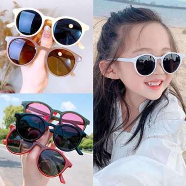 Kacamata tabir surya anak-anak/Fashion kacamata bayi/Versi Korea Putih