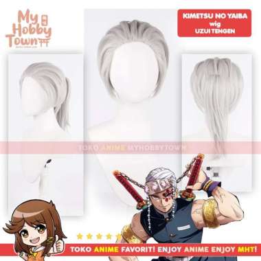 Wig Cosplay Anime Kimetsu no Yaiba Demon Slayer : Tengen Uzui