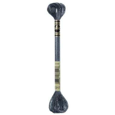Benang DMC Light Effects Art 317 - E317 - Titanium Precious Metallic