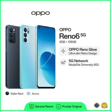 OPPO Reno6 5G 8/128GB Hitam