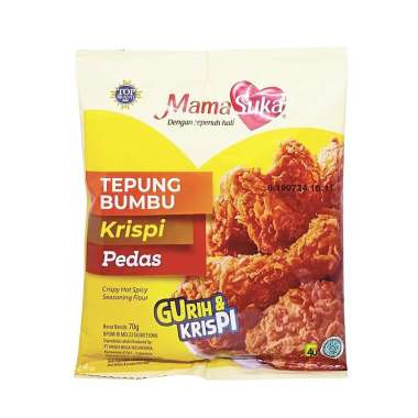 Mamasuka - Tepung Bumbu Krispi - 70 gr KECIL PEDAS