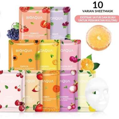 BIOAQUA Sheet Mask Vegetables and Fruits Series Natural Coconut
