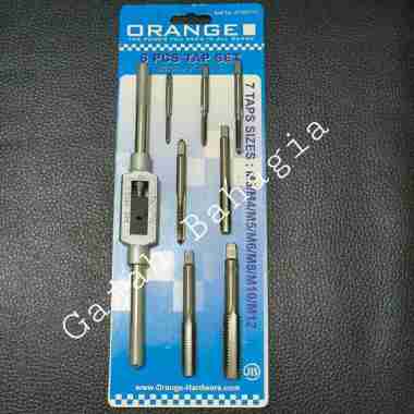 Gagang Hand tap die set 8 pcs Ulir drat baut snei senai
