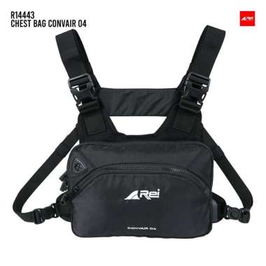 Chest Bag Tas Dada Original Rei Arei Convair 04 Terbabru Hitam