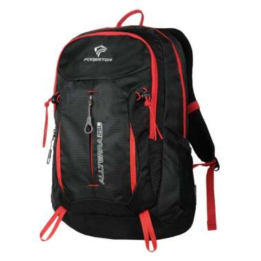 Tas Ransel Original Forester 20470 Alterra 25L Daypack Pria + Cover Bag hitam