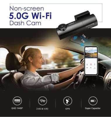 Azdome BN03 WiFi SuperCapacitor Car Dashcam Dash Camera Mobil Azdome BN03 - Memory 128GB