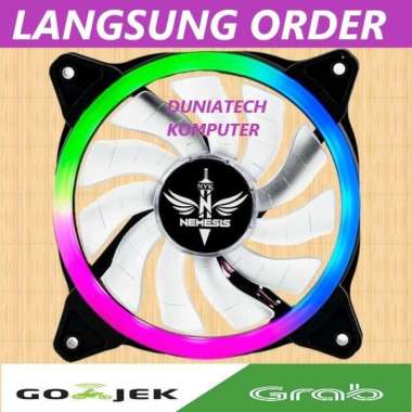 NYK FAN CASING AURA RGB 12CM NEMESIS / CASE FAN LED RING RGB