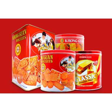 Khong Guan Biscuits Kaleng 1600gr