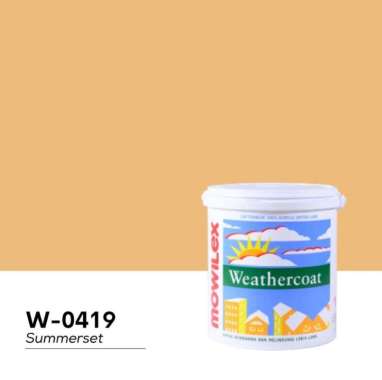 Mowilex Weathercoat Cat Tembok Exterior - NUANSA KUNING (2.5 L) W-0419 Summerset
