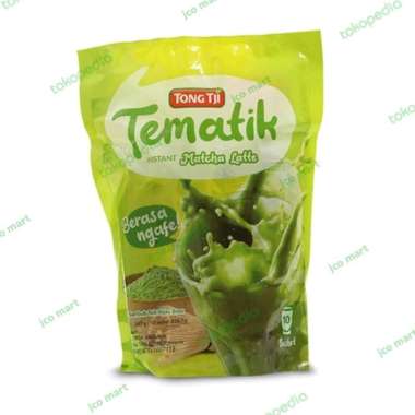 Promo Harga Tong Tji Tematik Instant Matcha Latte per 10 sachet 24 gr - Blibli