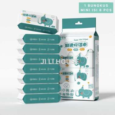 Zan Ying Mei Tisu Basah Mini / Mini Wipes Putih