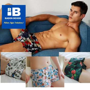Boxer Sexy Pria Low Boxer Unisex Short Pant Celana Pendek Pria Celana Santai Celana Renang Celana Ko