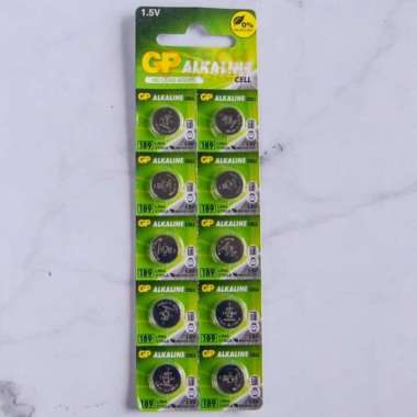Battery LR-1130 GP Alkaline LR1130 LR54 189 V10GA Kancing Bulat