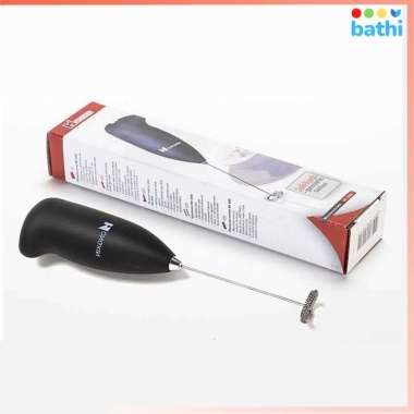Mini Hand Mixer Electric Pengocok Kopi Bahan Makanan Manual Hitam