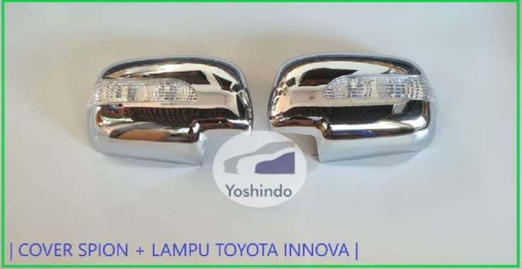 Cover spion + lampu Toyota Innova
