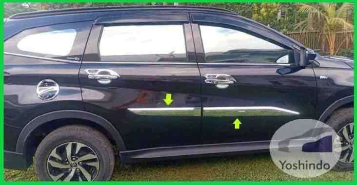 List chrome body samping chrome all new Rush - all new Terios