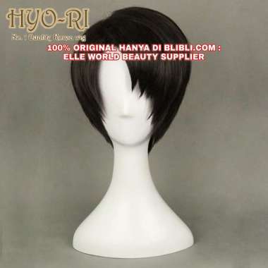 HYO-RI WIG - WIG LEVI ACKERMAN WIG COSPLAY ANIME ATTACK ON TITAN WIG COSPLAY ANIME AOT WIG COWO COWO