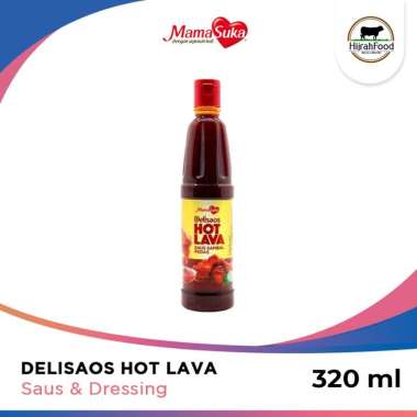 MamaSuka Delisaos Saus Ayam Goreng Pedas ( Hot Lava & Hot Volcano ) Hot Lava