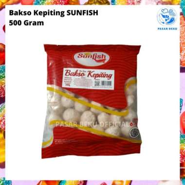Bakso Kepiting SUNFISH 500gr Seafood Frozen Food Pasar Beku Padang