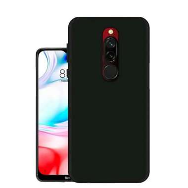REDMI 8 8A 4G SOFTCASE MACARON BLACK DOFF SHOCKPROOF SILIKON TPU REDMI 8A