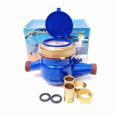 1/2 IN / AMNB Meteran Air Water Flow Meter PDAM SNI / Non SNI Set