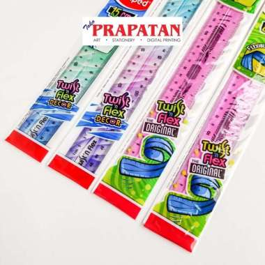 Penggaris Lentur Maped 30cm / Twist n Flex Ruler Original 15cm