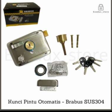 Kunci Pintu Geser Otomatis Brabus Stainless sus304