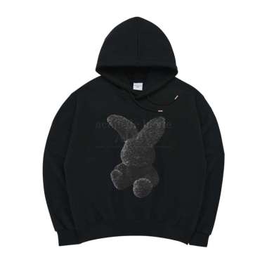 Acme De La Vie ADLV Fuzzy Rabbit Hoodie Black 2