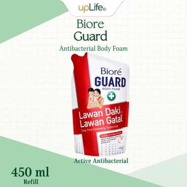BIORE Guard Sabun Cair Active Antibacterial Refill 450ml MERAH