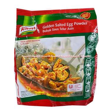 Knorr Golden Salted Egg Powder 270gr Bubuk Saus Telur Asin Bisa Dicampur Dengan Makanan Lainnya Bubu