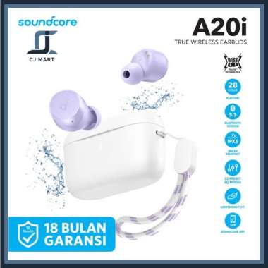 TWS Anker SoundCore A20i True Wireless Bluetooth Mini Earbuds- A3948 Ungu