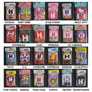 Banner HBD Karakter/Banner Ulang Tahun Tayo