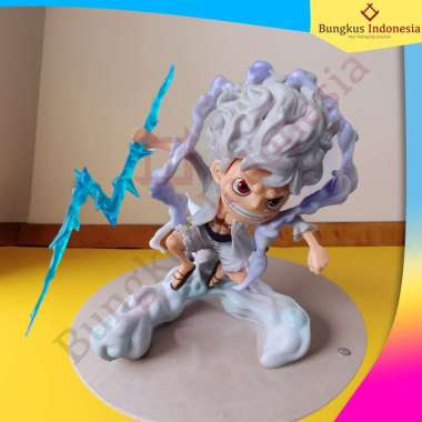 Action figure one piece luffy gear 5 / nika / sun god