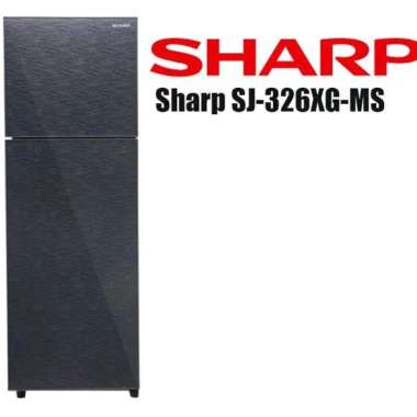 Sharp Kulkas 2 Pintu SJ-326XG-MS SJ326XG