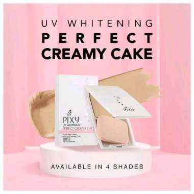 Pixy UV Whitening Creamy Cake Bedak Padat Basah 401 Natural Ochre