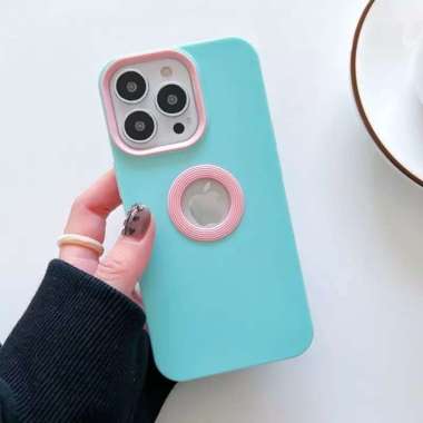 CASE IPHONE 11 IPHONE 11 PRO IPHONE 11 PRO MAX CASE SILICON POP SQUARE IP11 HIJAU TOSCA