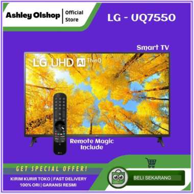 LED TV LG 50 Inch 4K Smart TV WebOS LG 50UQ7550 50 Inch 50UQ 50UQ75