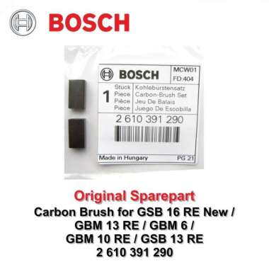 Carbon Brush Bosch for GSB 16 RE New & 13 RE / GBM 13 RE / 6 / 10 RE