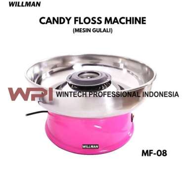 Willman MF08 ET-MF08 Mini Candy Floss Machine Mesin Pembuat Gula Kapas / Permen Gulali
