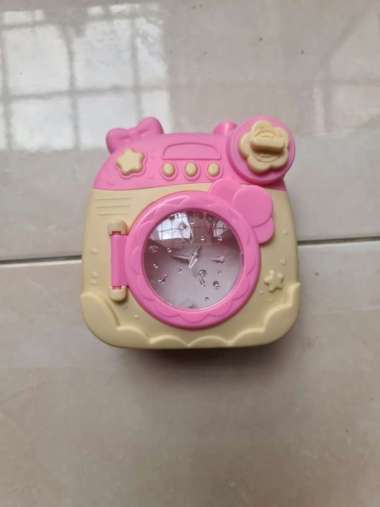 Mainan Mesin Cuci Anak Perempuan Box Mini 1565 Ada Lampu Washing Machine mesin cuci