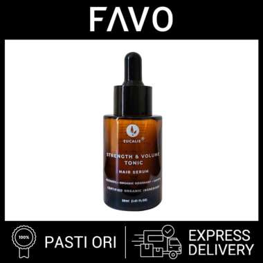 Serum Rambut - Eucalie Strength & Volume Tonic Hair Serum - 30 mL
