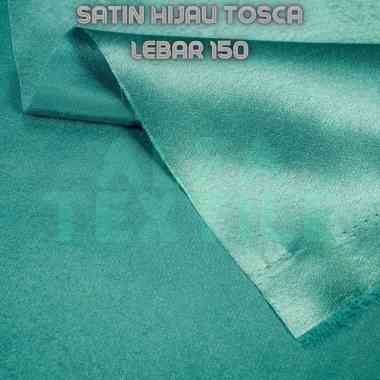 Kain Satin Lebar 150 Cm Hijau Tosca