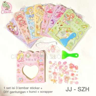 SMALL STICKER BOOK buku stiker murah lucu kawaii JJ-SZH 1pcs