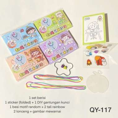 SMALL STICKER BOOK buku stiker murah lucu kawaii QY-117 1pcs