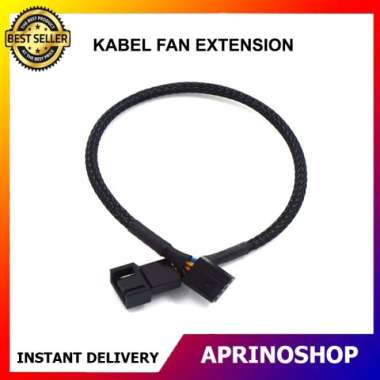 Kabel FAN Extension CPU 4 PIN Kipas CPU Extender Extention