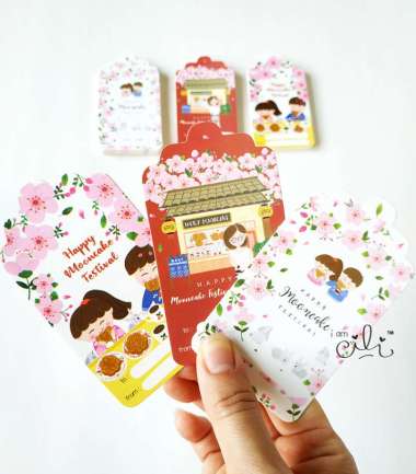 (HT-MOONCAKE05) tag ucapan mooncake kue bulan iamcili
